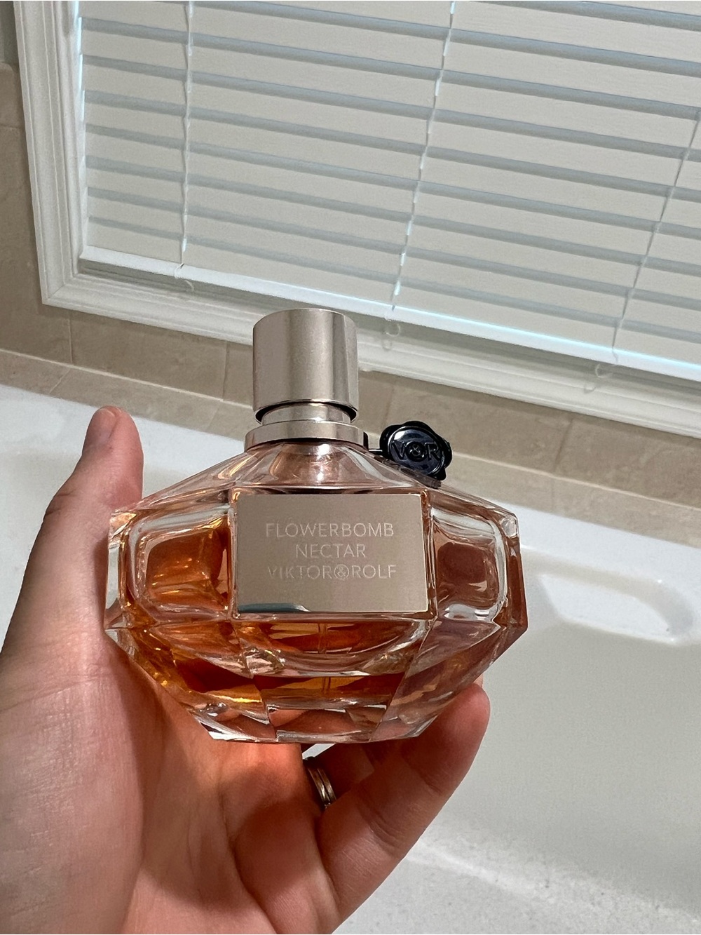 Viktor & Rolf Flowerbomb Nectar Perfume — Amber and Silver Bottle - Picture 2 of 6